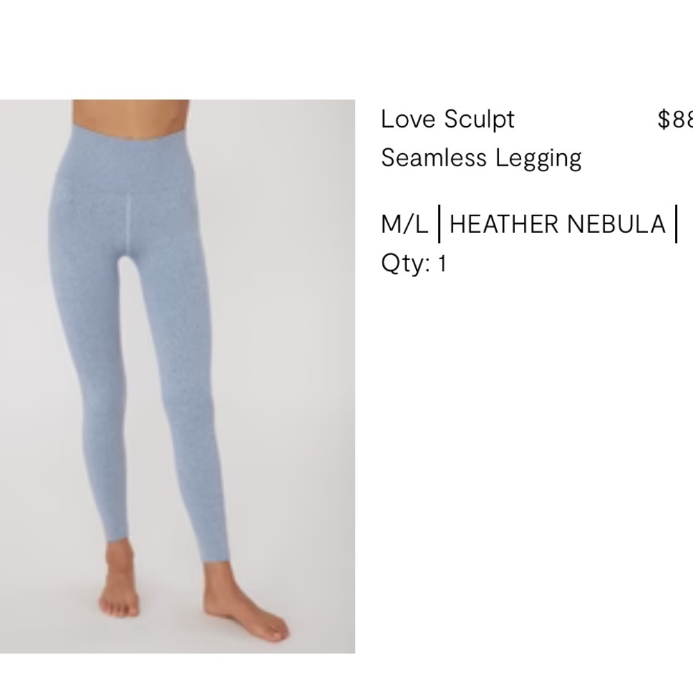 NWT Spiritual Gangster Love Sculpt leggings. Size m/L.